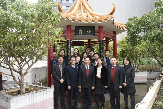 2018年1月深圳南山外語學校領導一行訪校