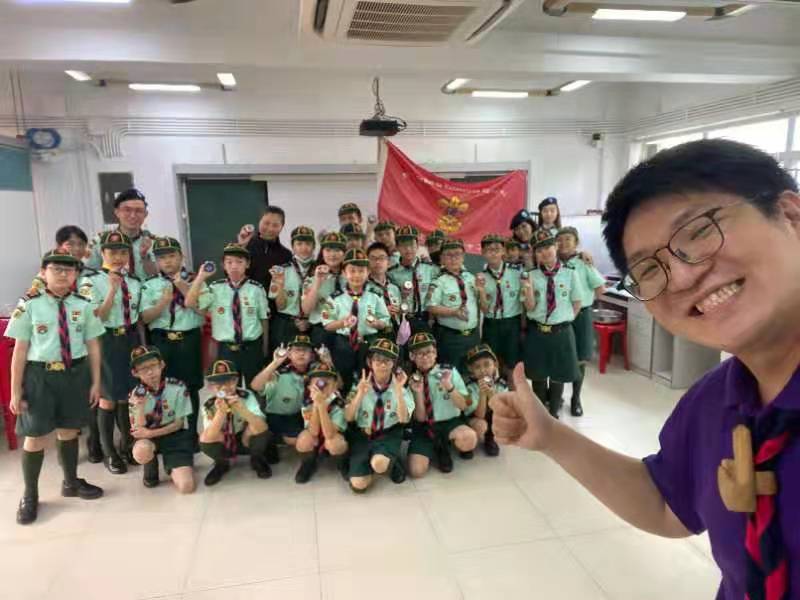 濠小童軍第三十三旅 幼童軍團於本年五月八日，舉辦了“「芯」中有你”母親節活動